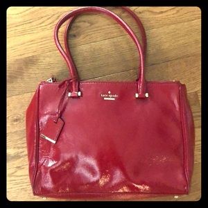 Kate Spade red Patent Leather purse